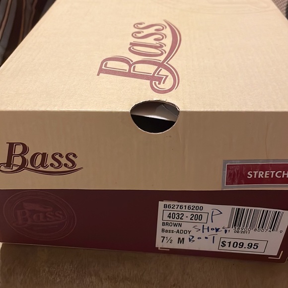 BASS Dark brown ankle boots (unworn) - Picture 5 of 5